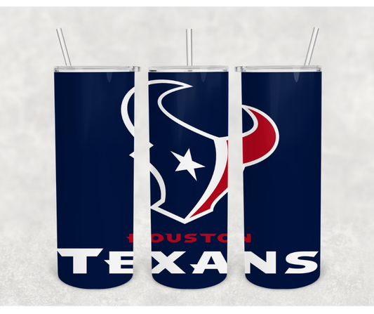 Texans Tumbler, 20 oz Skinny Tumbler